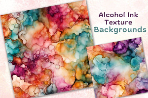 Alcohol Ink Digital Paper Textures