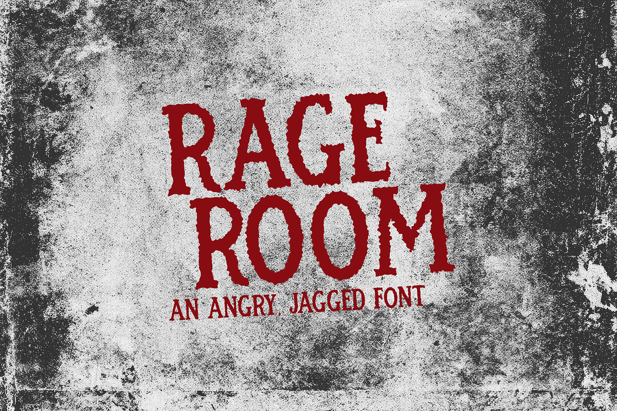 Rage Room Serif Font, a Serif Font by Beck McCormick (Photo 1 of 10)