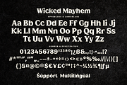 Wicked Mayhem, a Serif Font by Ainun Jinan (Thumbnail 9 of 9)