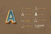 Calasans - 7 Layered Fonts, a Sans Serif Font by Letterhend Studio (Thumbnail 2 of 9)