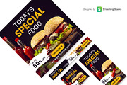 Online Food Banner Ads Template, a Social Media Template by Smashing_Studio (Thumbnail 2 of 3)