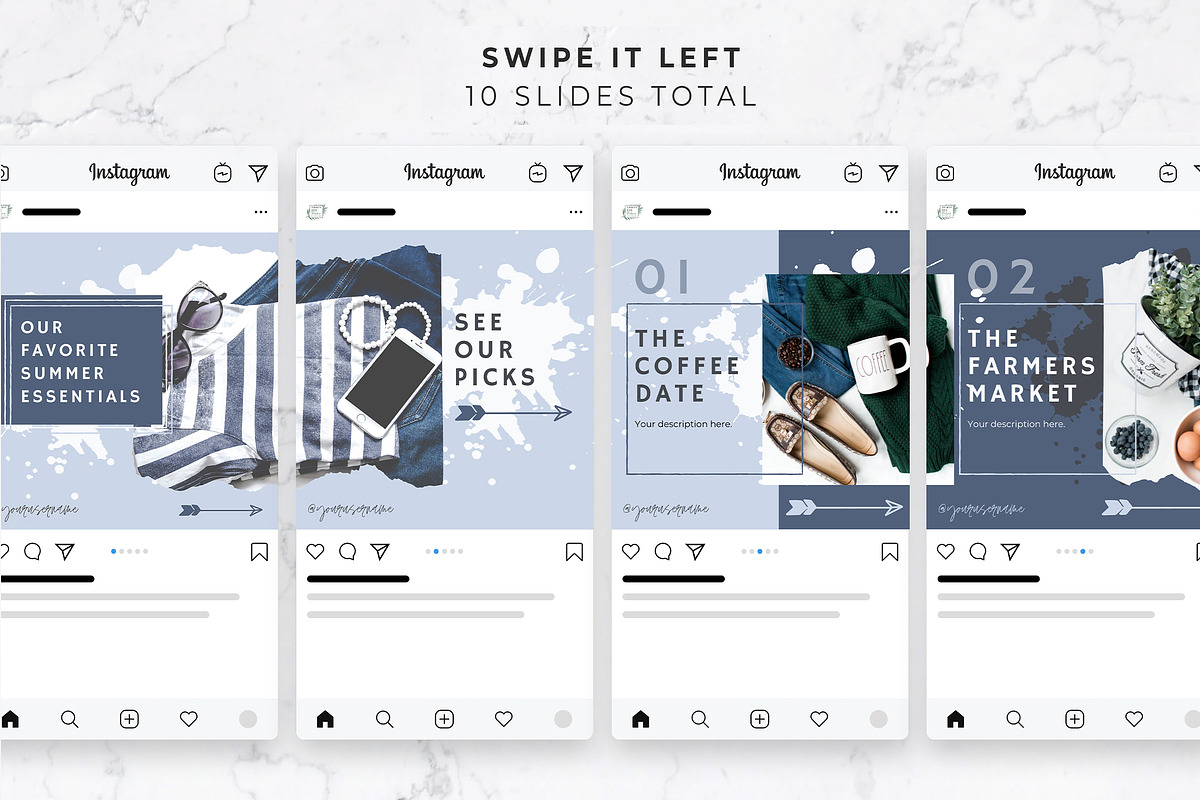 Instagram Post Carousel for Canva, a Social Media Template by Thirty One Palms Studio (Photo 5 of 6)