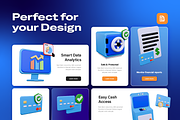 Digital Finance 3D Icon Pack, an Object 3D Model by Burntilldead (Thumbnail 5 of 7)