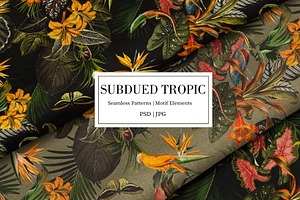 Subdued Tropical Prints