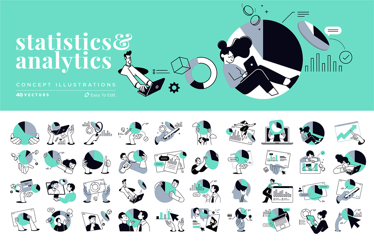 Statistics and analytics, an Illustration by PureSolution (Photo 1 of 6)