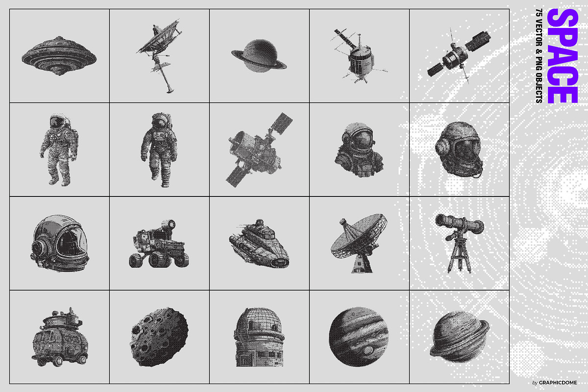 270 Dither Bitmap Vector & PNGs, an Object Graphic by Graphicdome (Photo 20 of 40)