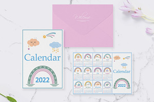 Boho Style Calendar For 2022