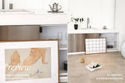 Modern Kitchen Interior Frame Mockup, a Product Mockup by ArtwithFrame (Thumbnail 5 of 16)