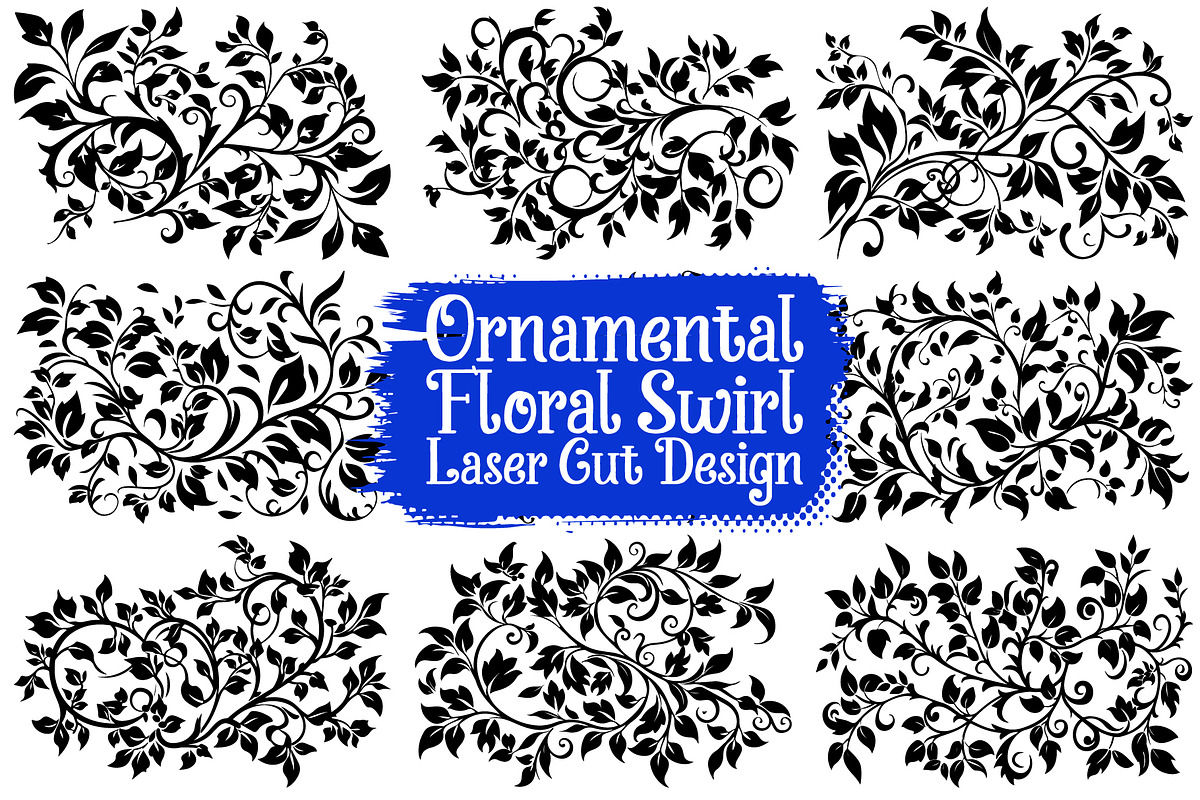Decorative Flower Ornament Design, an Illustration by BIPLOB EXPERT