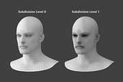Natural Male Head 01 Generic Mesh, a Characters & Person 3D Model by VK Studio (Thumbnail 17 of 29)