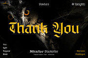 Bakihara - Blackletter Font Family, a Blackletter Font by Ekahermawan (Thumbnail 13 of 13)