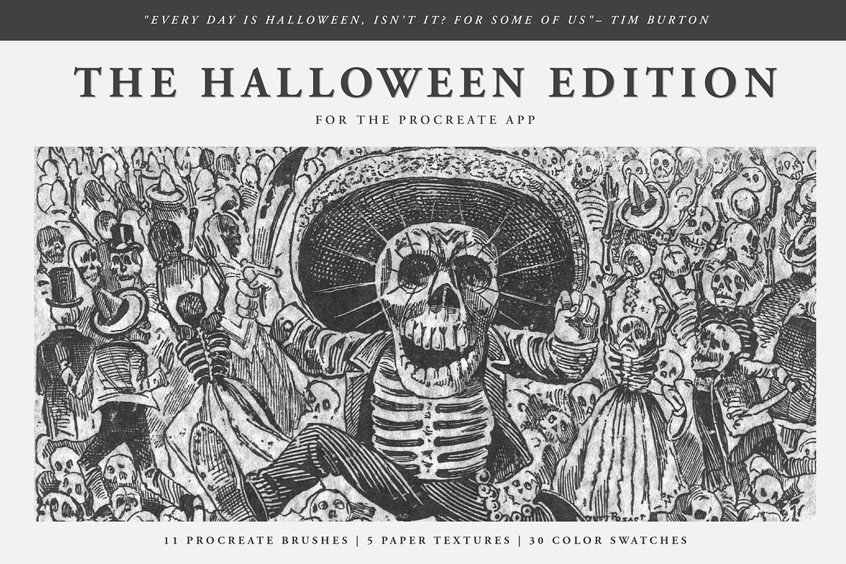 The Halloween (2025) Procreate Kit, a Brush Add-On by Digi Life (Photo 1 of 6)