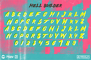 Hell Builder - 90's Teen Horror Font, a Font by Remedy667 (Thumbnail 3 of 4)