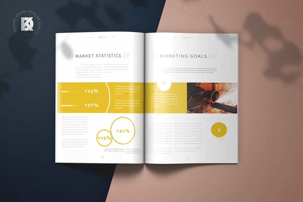 Annual Report, a Brochure Template by Kahuna Design (Photo 5 of 11)