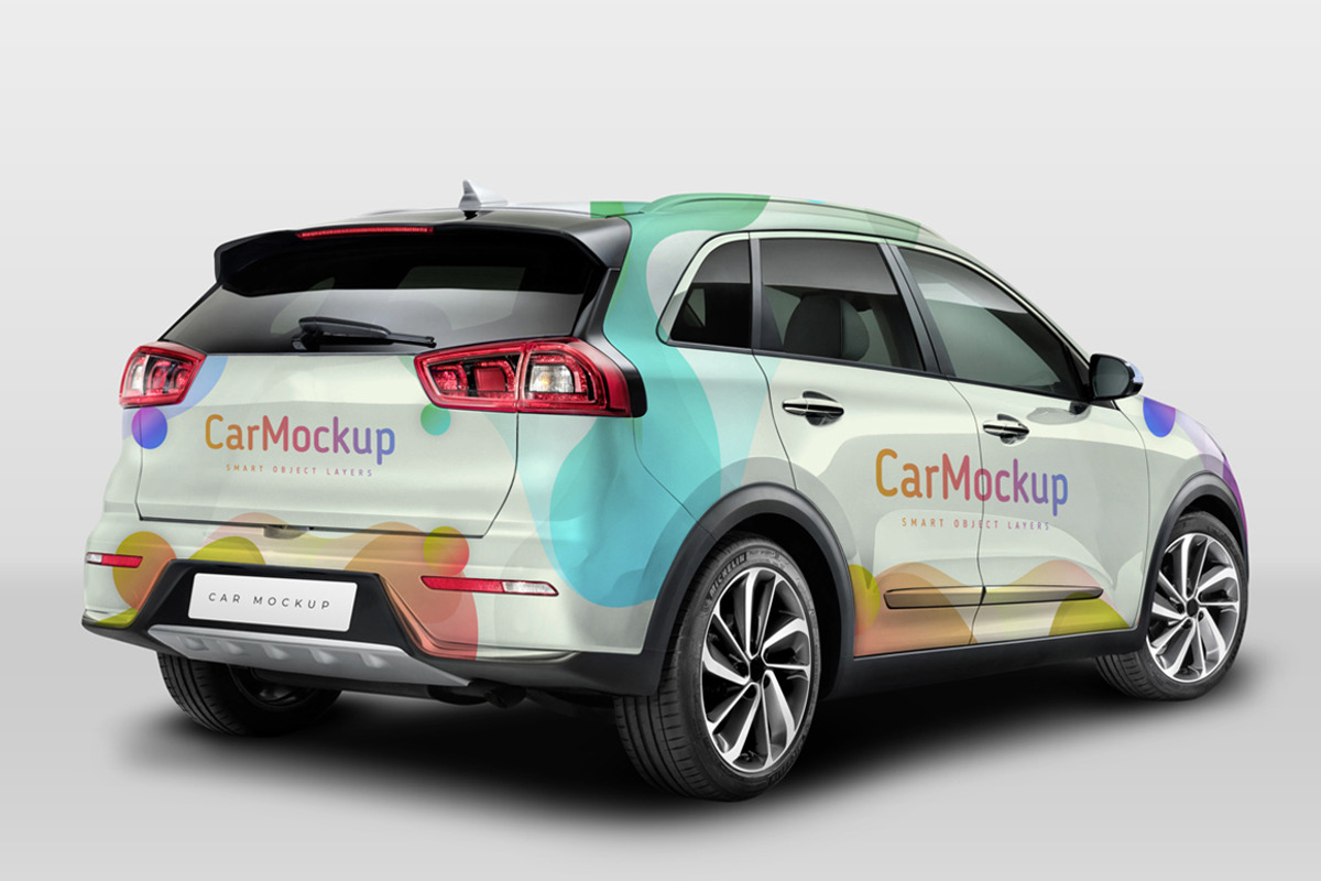 Car Mockup | Customizable PSD, an Advertising Mockup by MDG (Photo 8 of 13)