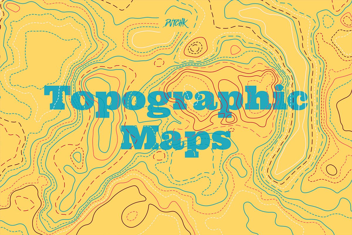 Topographic Maps, a Background Graphic by dvtchk (Photo 5 of 11)