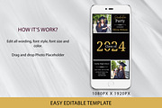 Black-Gold Photo Collage Graduation, an Invitation Template by SmmrDesign (Thumbnail 3 of 6)