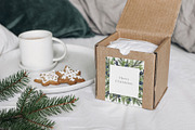 Christmas watercolor floral set, a Seasonal Illustration by Tabita's shop (Thumbnail 15 of 16)
