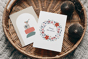 Cute Scandinavian Christmas set, a Seasonal Illustration by Tabita's shop (Thumbnail 2 of 10)