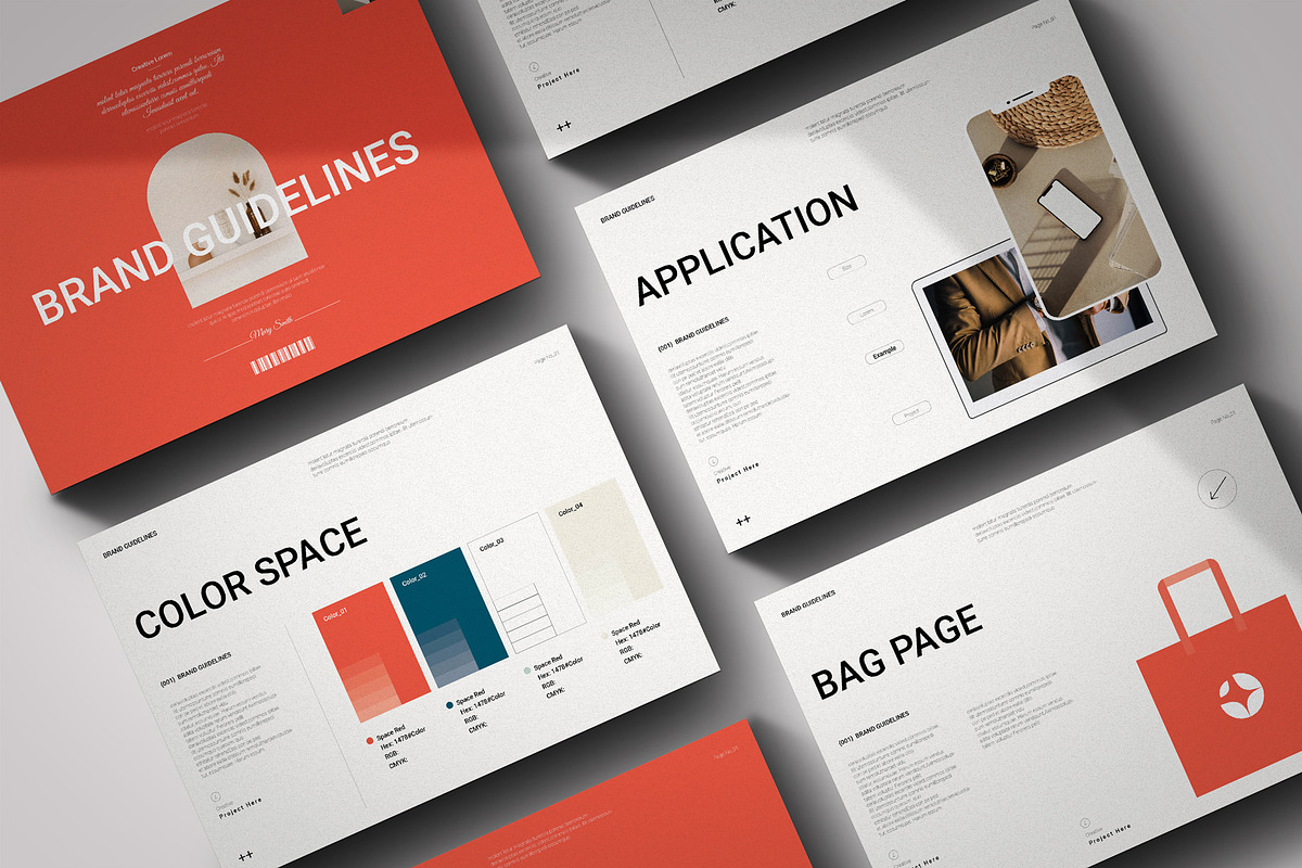 Brand Guidelines Layout preview 8
