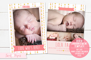 Birth Announcement Template