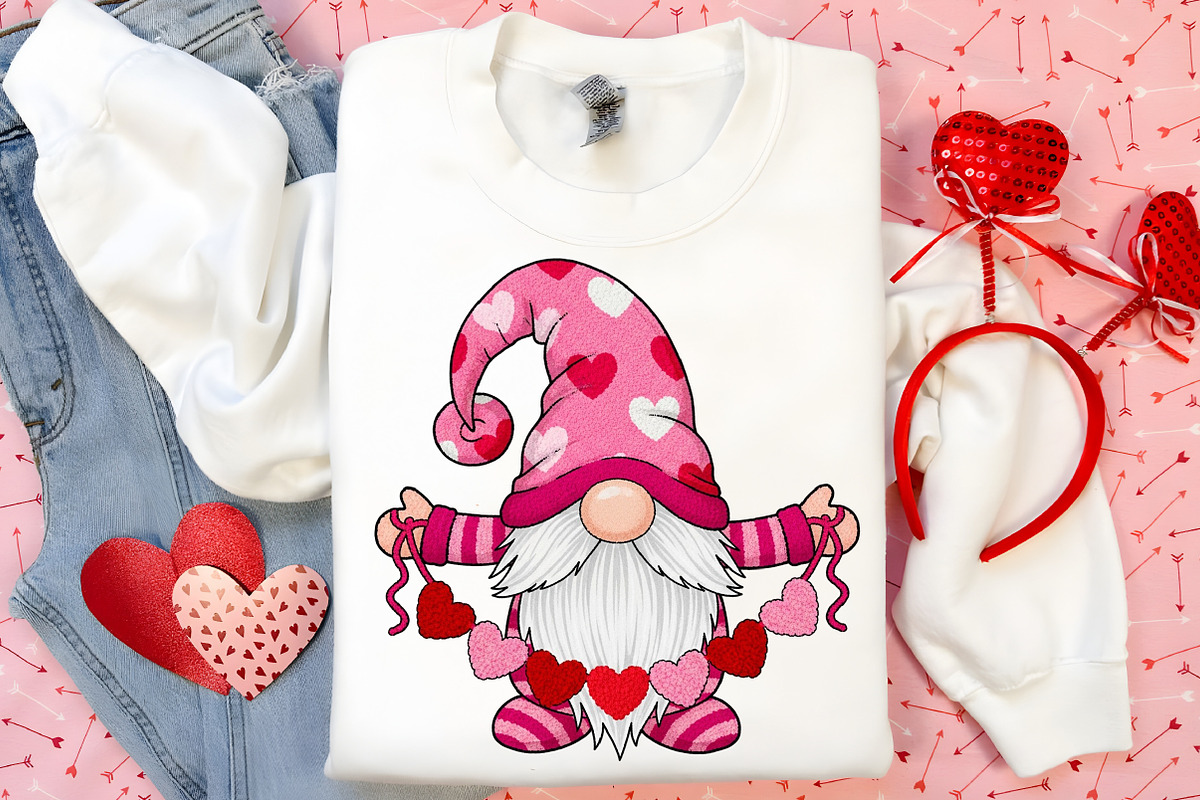 Latch Hook Yarn Valentines Gnome Png, an Illustration by Canvas Craft (Photo 6 of 7)