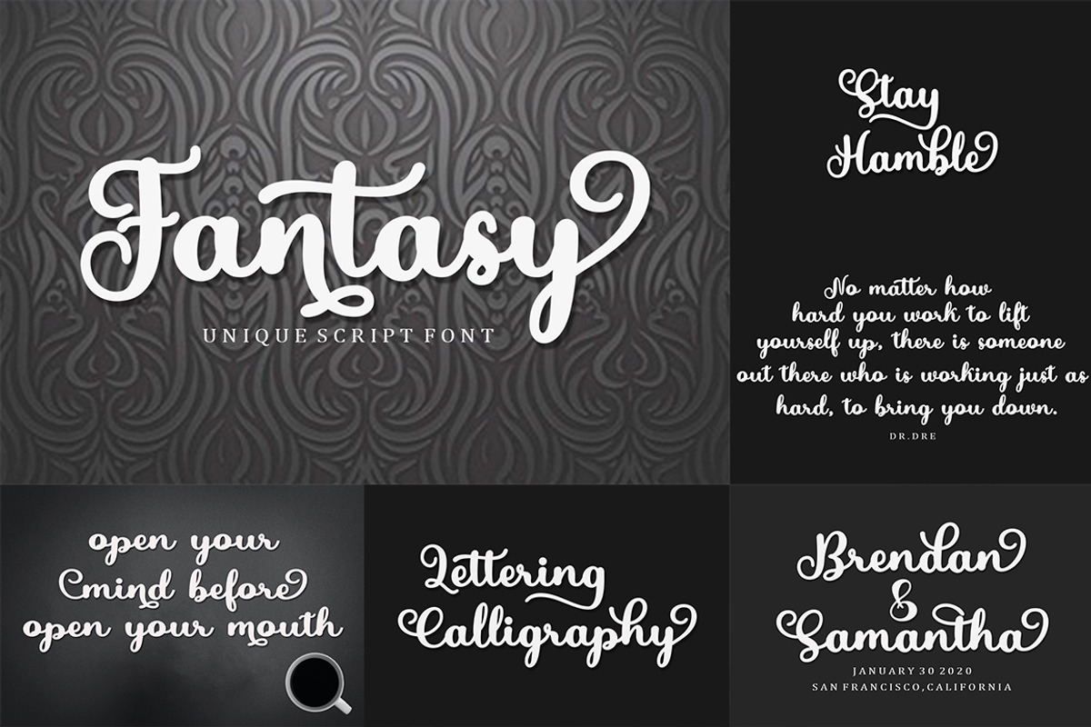 All Type Collection Font Bundle, a Script Font by Bosstype Studio (Photo 22 of 45)