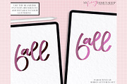 Procreate Plaid Lettering Brushes, a Brush Add-On by My Fancy Design Shop (Thumbnail 7 of 10)