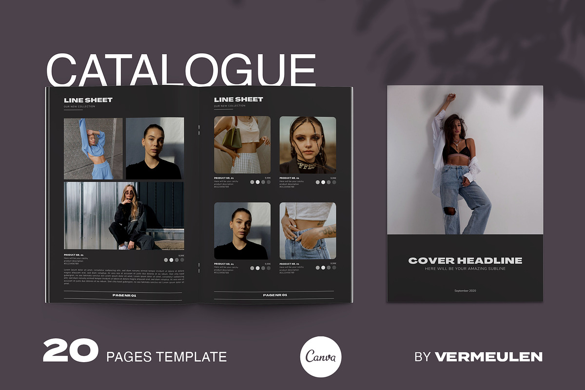 Line Sheet & Pricing Guide Template, a Brochure Template by Vermeulen Design Studio (Photo 1 of 5)