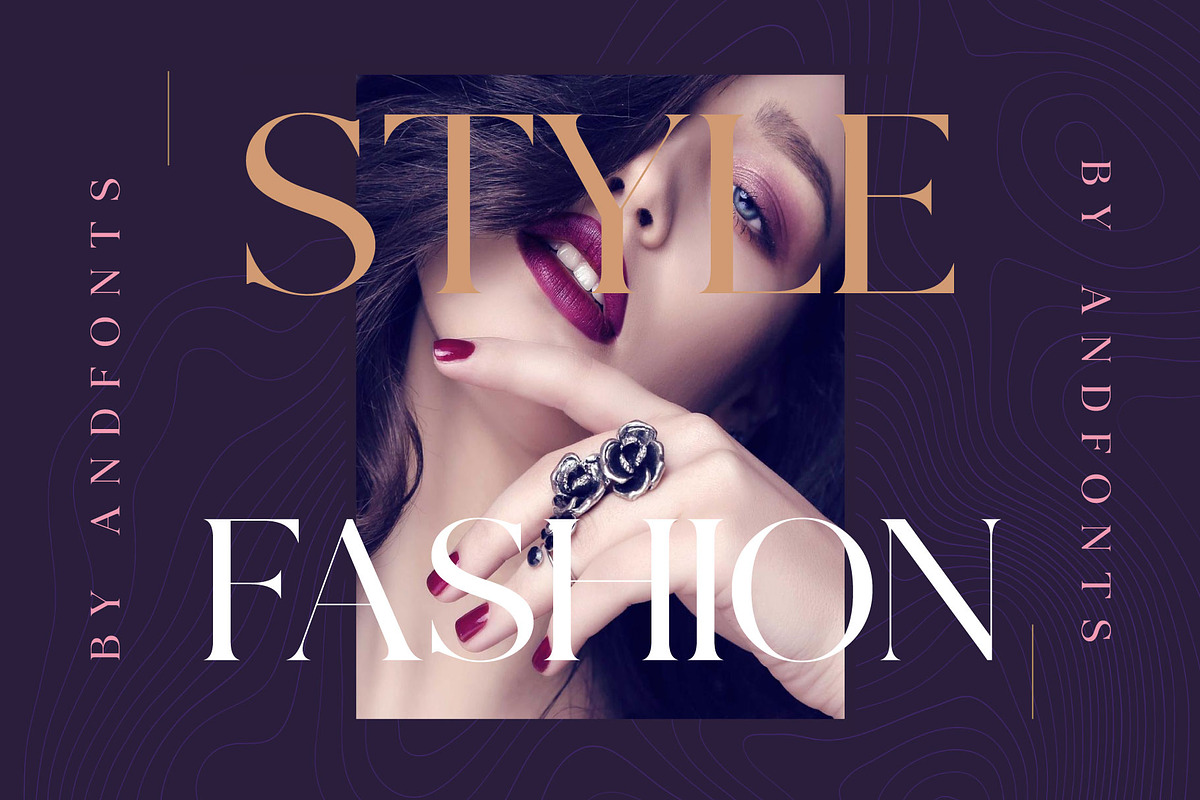 Agatho Serif Font, a Serif Font by Andfonts (Photo 4 of 11)
