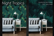 Night Tropics seamless patterns, a Pattern Graphic by ANAKOTO (Thumbnail 13 of 20)