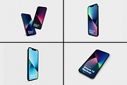 iPhone 13 Pro Mockup, an iPhone Mockup by FinestDevs (Thumbnail 3 of 11)
