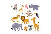 Big jungle set, a Pattern Graphic by Anna Guz's Store (Thumbnail 2 of 4)