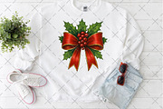 Red Coquette Christmas Bow PNG, an Illustration by Craft Nest (Thumbnail 3 of 6)