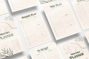 Monthly Planner Template