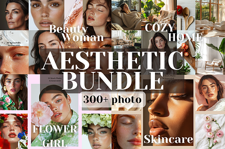 Aesthetic Stock Image Bundle, a Beauty & Fashion Photo by MarkoPresets