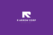 R arrow logo template., a Branding & Logo Template by Anton Akhmatov (Thumbnail 3 of 3)