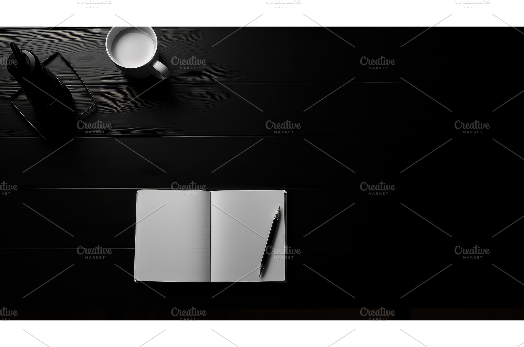 workspace notebook table background, a Technology Photo by pikepicture