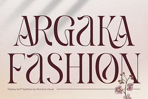 Argaka Fashion - Modern Serif