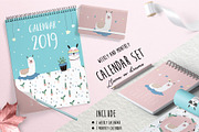 Adorable animal calendar 2# 2019, an Animal Illustration by Piixypeach (Thumbnail 1 of 6)