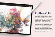Acrylic Pour Brushes for Procreate, a Brush Add-On by AJ Brushes (Thumbnail 2 of 9)