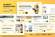 Academic Breakthroughs - PowerPoint, a Presentation Template by QR Design Studio (Thumbnail 1 of 3)