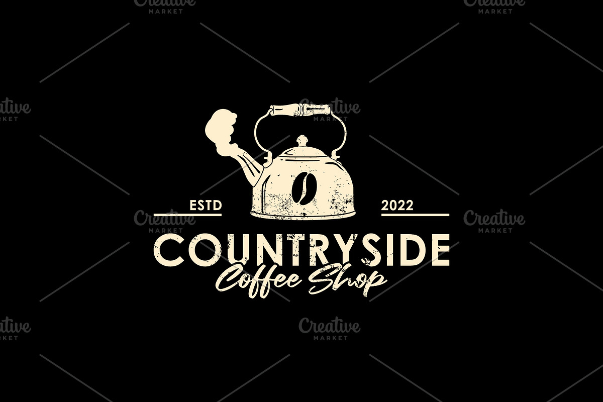 Country Coffee Shop Logo, a Branding & Logo Template by Atlantis X Nurman Arbai (Photo 1 of 2)