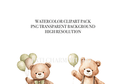 15 Teddy Bear Clipart, an Animal Illustration by Pati Charm Studio (Thumbnail 4 of 8)
