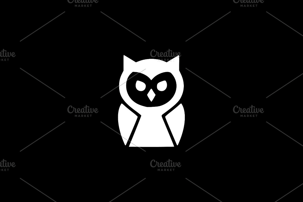 Owl Silhouette Vector Simple, an Animal Illustration by Vectorium Studio (Photo 2 of 4)