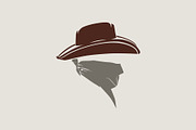 Western Bandit Gangster Symbol, a Branding & Logo Template by Atlantis X Nurman Arbai (Thumbnail 2 of 2)