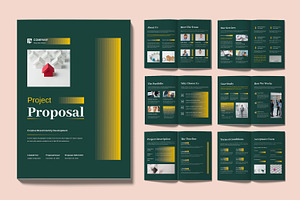 Project Proposal Template Layout, a Brochure Template by MightyDesign