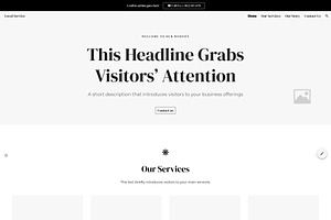 Services 2 / Google Site Wireframe