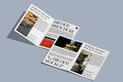 A4 Bifold Mockup, an Advertising Mockup by Unerispace (Thumbnail 2 of 5)
