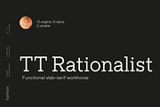 TT Rationalist, a Slab Serif Font by TypeType (Thumbnail 1 of 15)